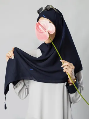 روسری نخی وارداتی نگین کاری