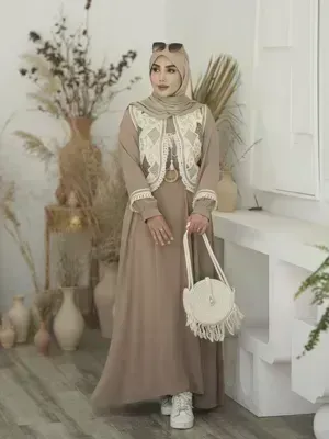 عبا جلیقه کرپ ژاکلین