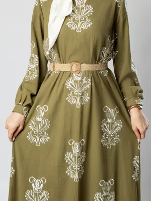 پیراهن ترمه گلدوزی
