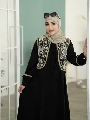عبا جلیقه کرپ ژاکلین